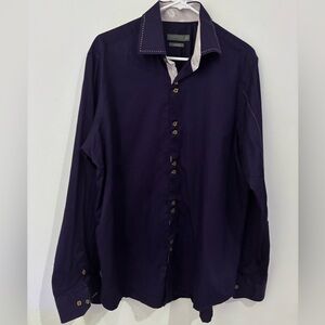 Carven Men’s Purple Dress Shirt XL